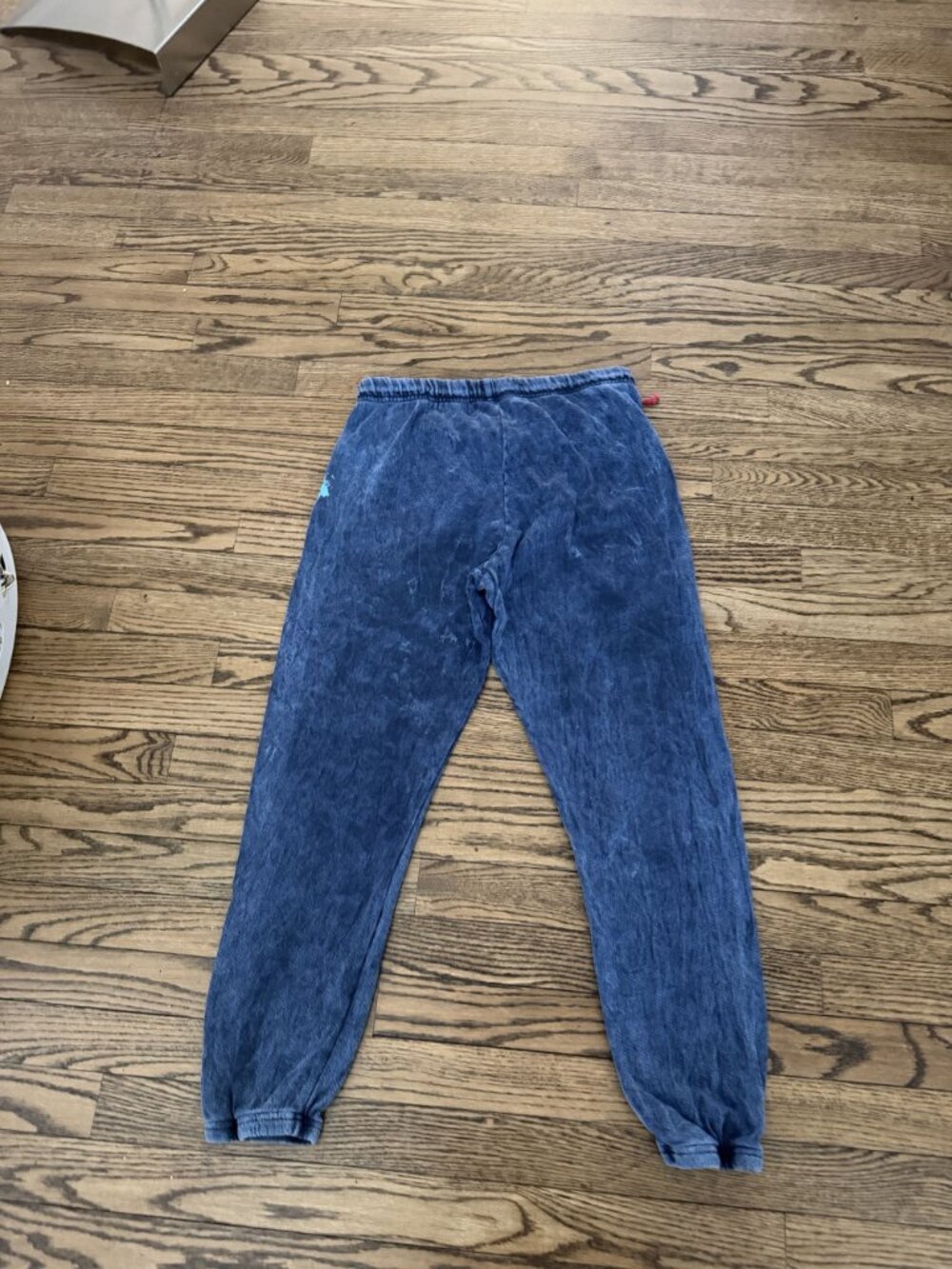 Lauren Moshi distressed blue evil eye sweatpants excellent condition size xs - Picture 2 of 2